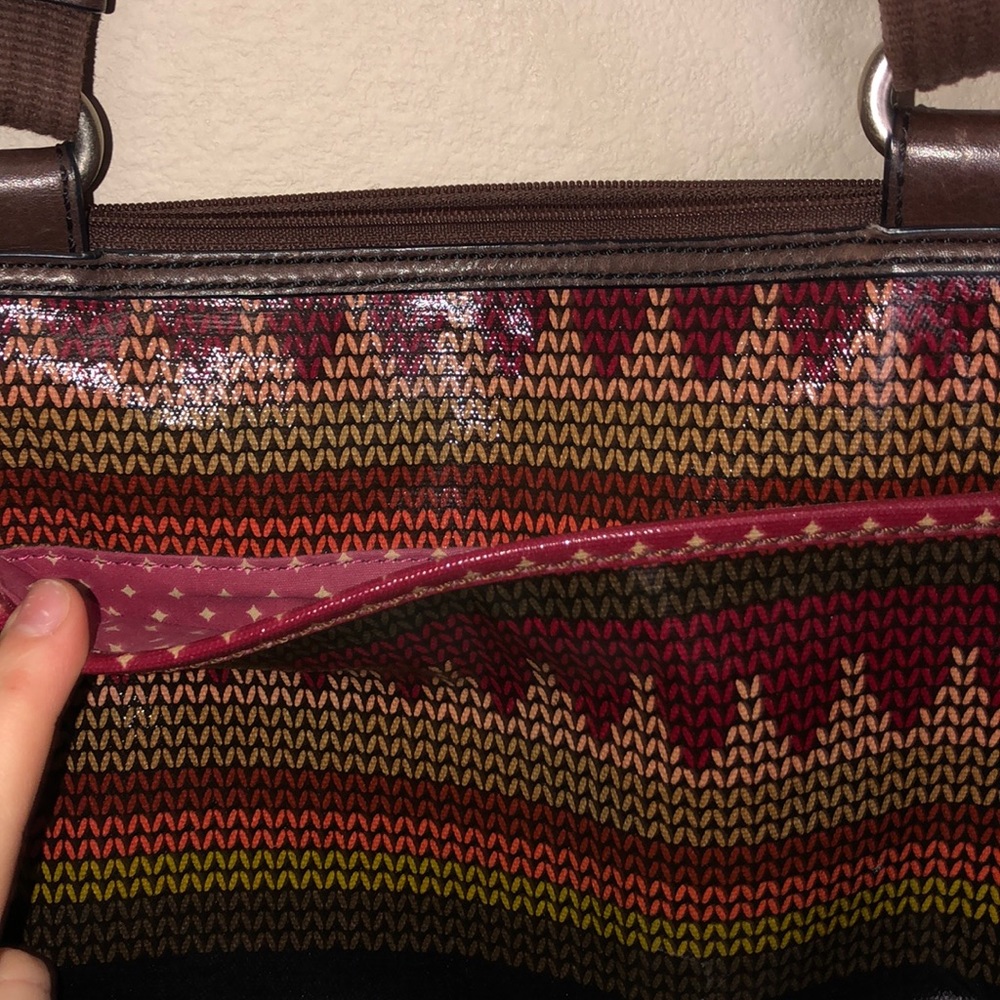 Multi Pattern Crossbody Bag - image 3
